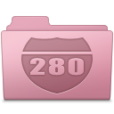 Route Folder Sakura Icon 128x128 png